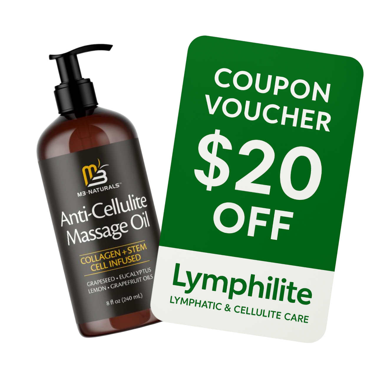 Lymphilite $20 Gift Card & Massage Oil Bundle