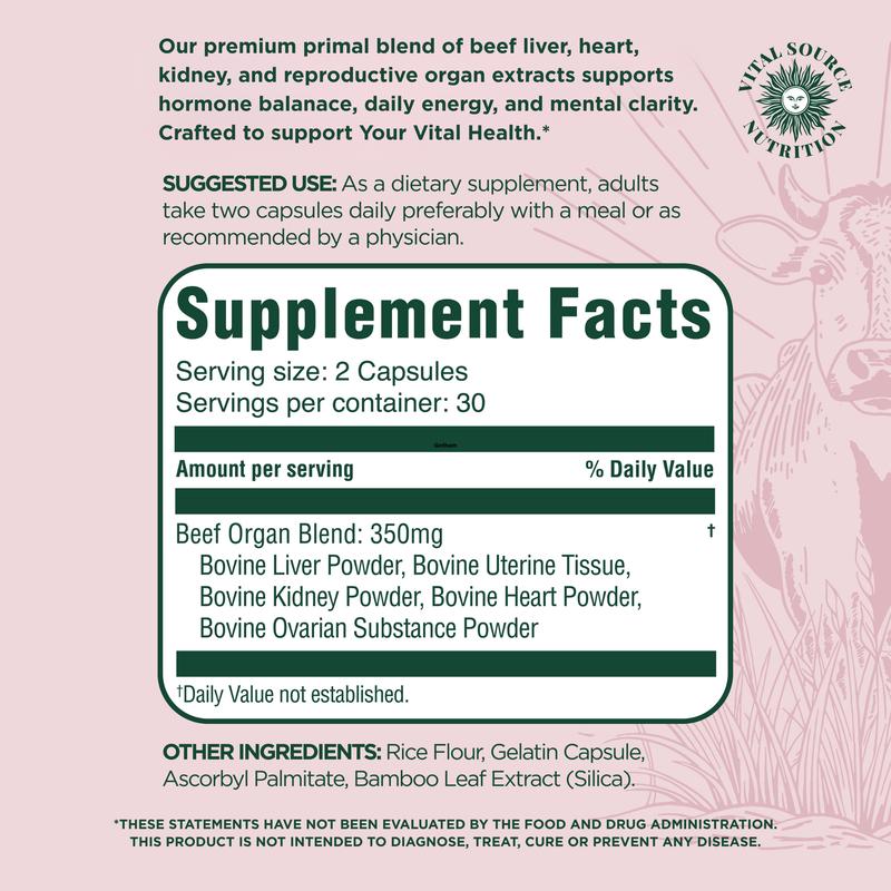 Lani Primal Health Blend Capsules
